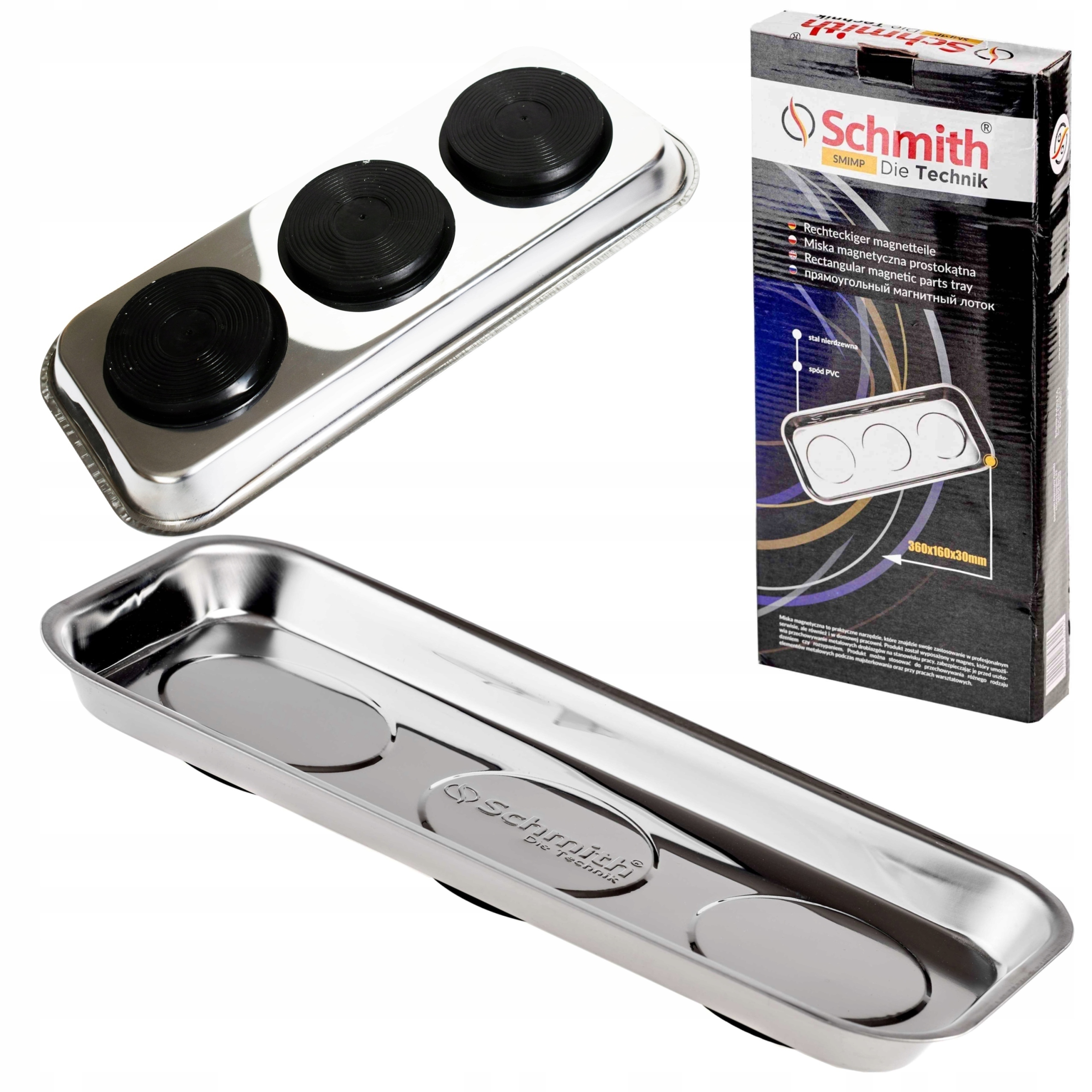 MISKA MAGNETYCZNA PROSTOKĄTNA 360X160X30 SCHMITH
