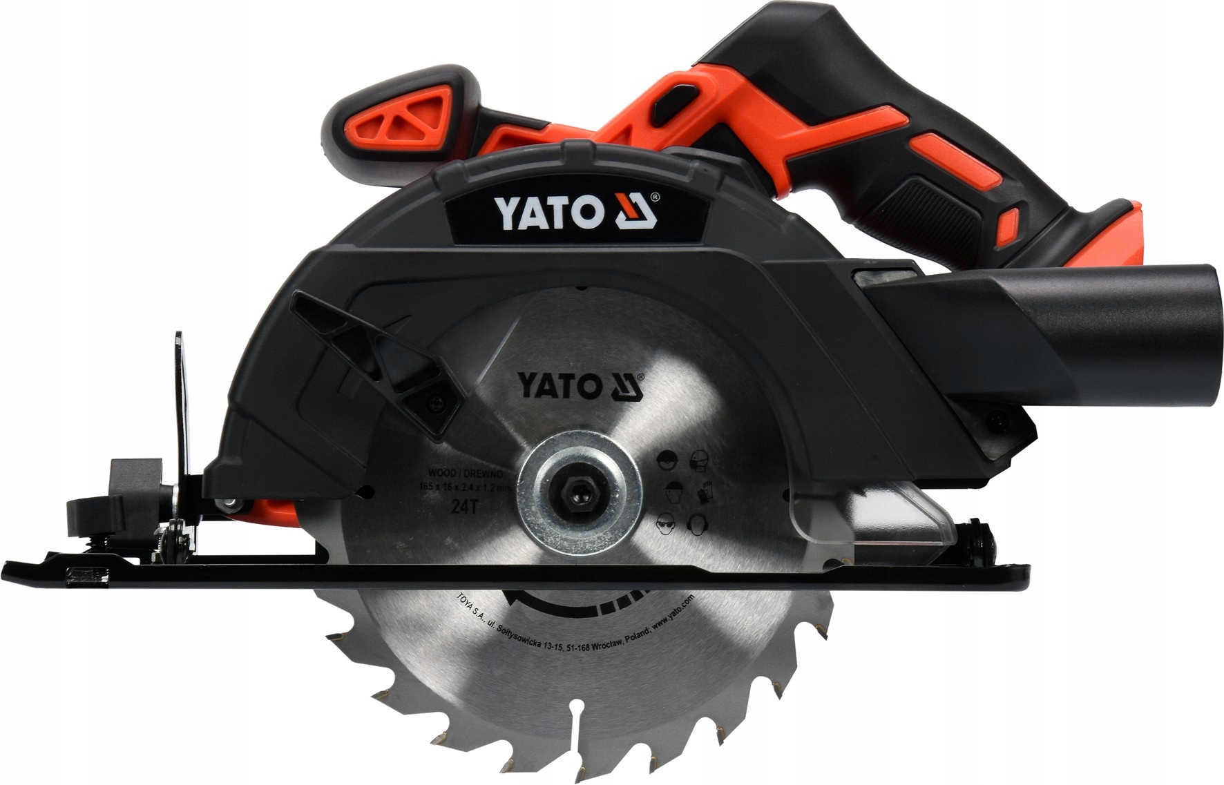 YATO PILARKA AKUMULATOROWA 165MM 18V PIŁA TARCZOWA