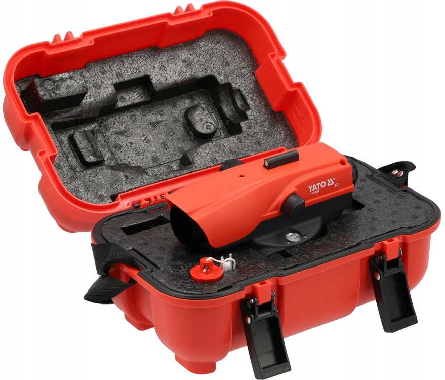 YATO ZESTAW NIWELATOR BUDOWLANY GEODEZYJNY 110m 32X IP66 + 5M ŁATA + STATYW