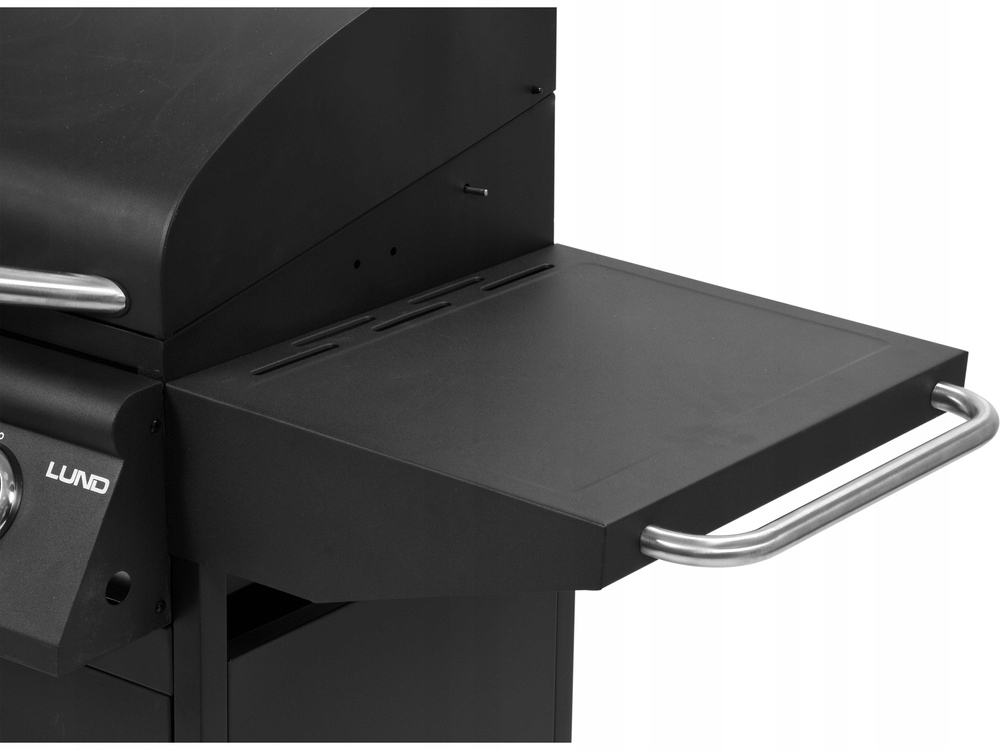 GRILL GAZOWY OGRODOWY 4+1 LUND 16KW PALNIK BOCZNY PORCELANOWY RUSZT 99643