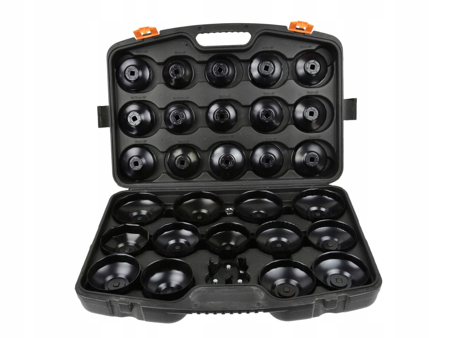 GEKO KLUCZE NASADOWE DO FILTRÓW OLEJU NASADKI ZESTAW 30 KLUCZ 65-120mm