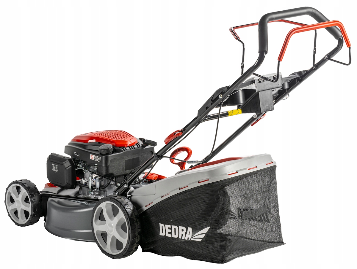 DEDRA KOSIARKA SPALINOWA 51CM NAPĘD LONCIN 196 CM3 4KW MIELENIE KOSZ 60L