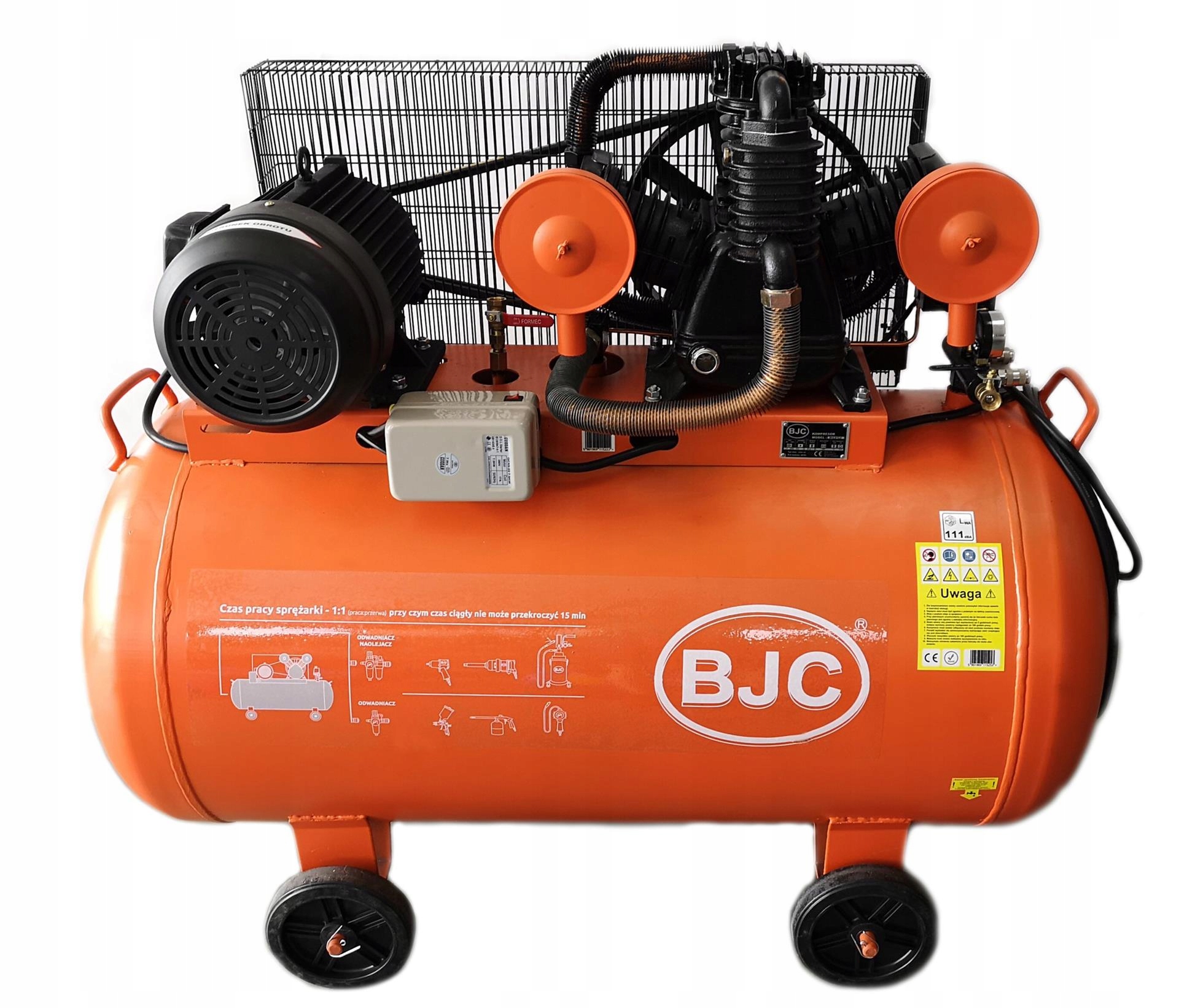 KOMPRESOR SPRĘŻARKA 7,5 kW 2 TŁOK 400V ZBIORNIK 350L W-0.9 12,5 BAR B88036