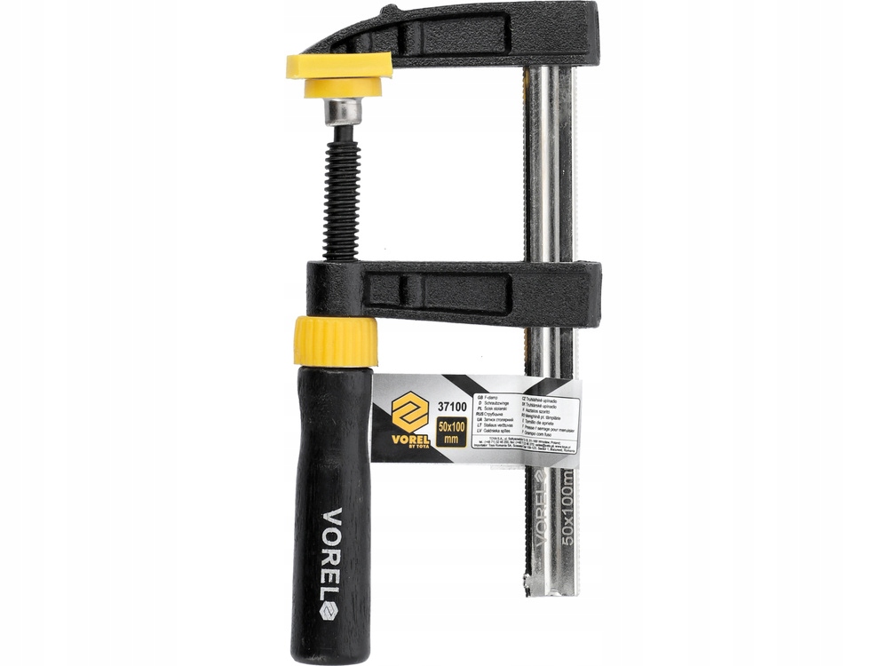 ŚCISK STOLARSKI 50X100MM DO ZACISKANIA ŚCISKANIA VOREL 37100