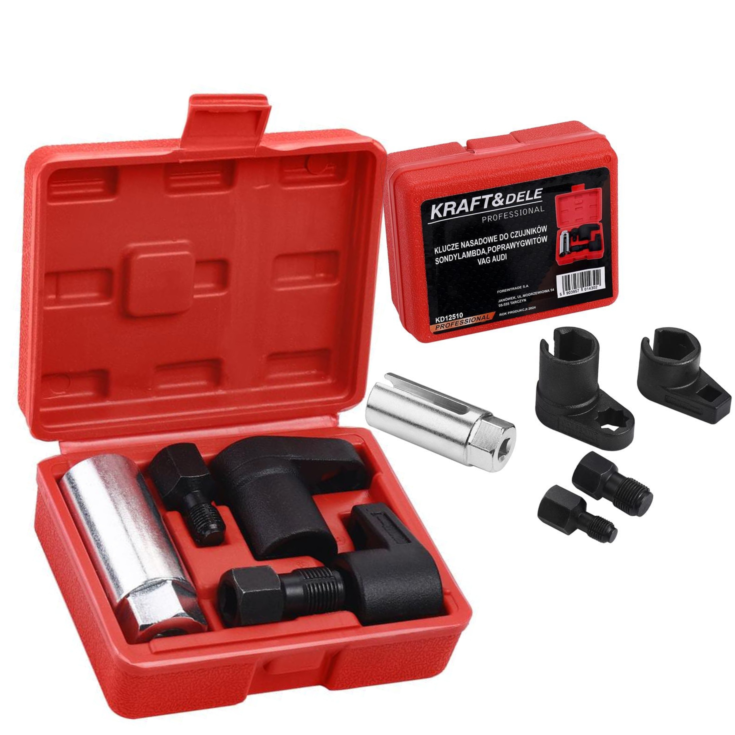 KLUCZE NASADOWE NASADKI DO CZUJNIKÓW SONDY LAMBDA POPRAWY GWINTÓW VAG AUDI