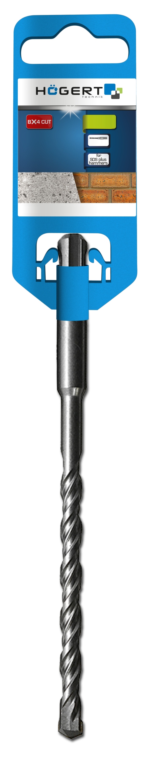 HOGERT WIERTŁO DO BETONU SDS+ PLUS MŁOTOWIERTARKA 8x 400 mm BX4 HT6D301
