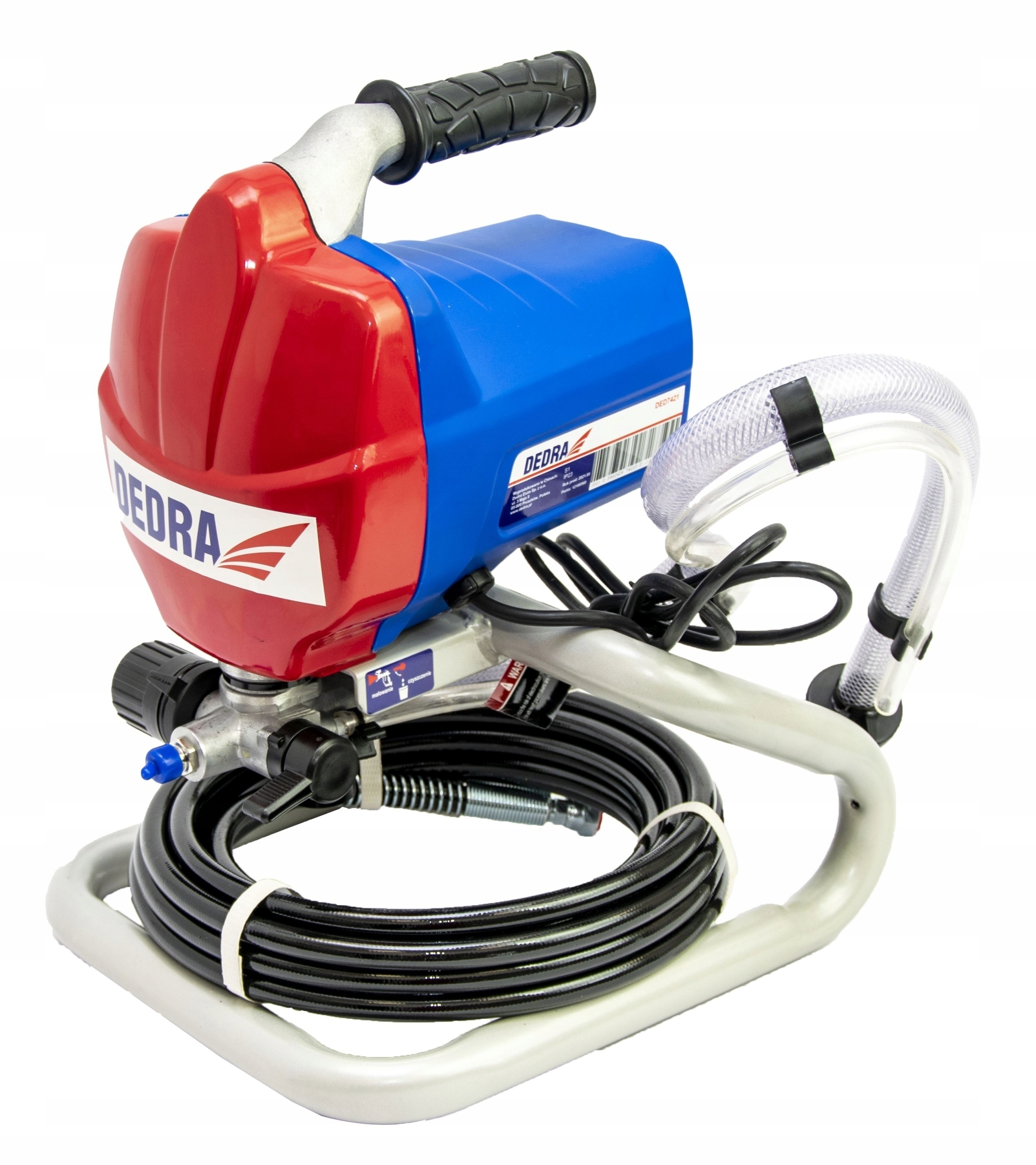 AGREGAT MALARSKI HYDRODYNAMICZNY DEDRA + PRZEDŁUŻKA 50CM 2 DYSZE KOMBINEZON