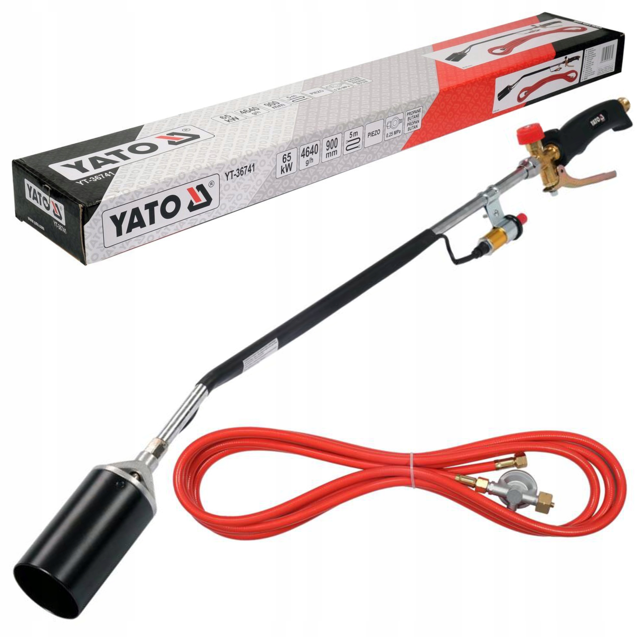 YATO PALNIK DEKARSKI 900 MM DŁUGI 65KW 60MM ZAPALNIK LUTOWNICA YT-36741