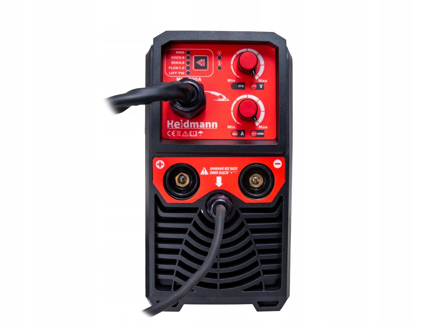 GEKO SPAWARKA INWERTOROWA MIG/MAG, MMA, FLUX HOT START 200A H00704