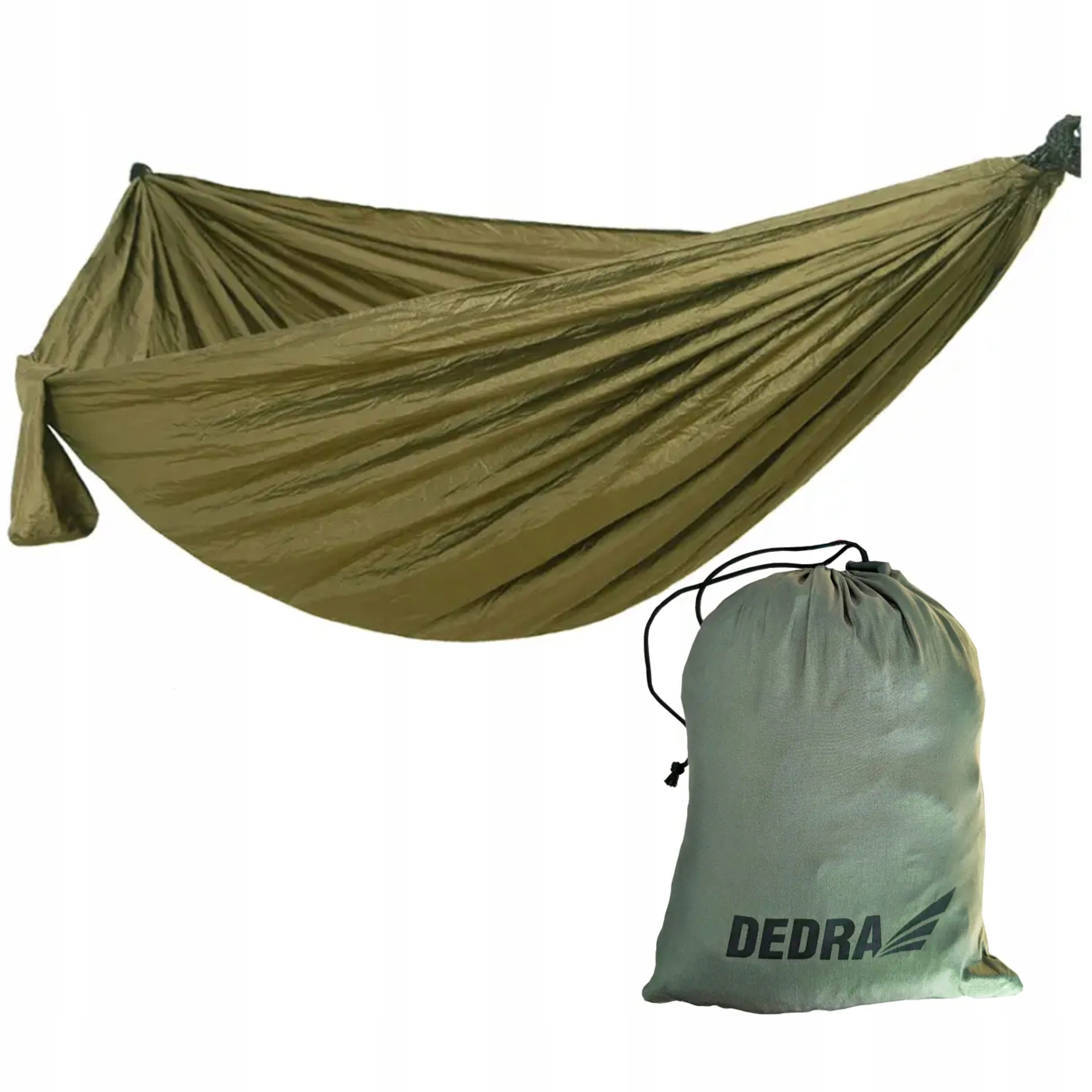 DEDRA KOMPLET HAMAK TURYSTYCZNY SURVIVAL 270x140cm NYLON 210T +WOREK N1035