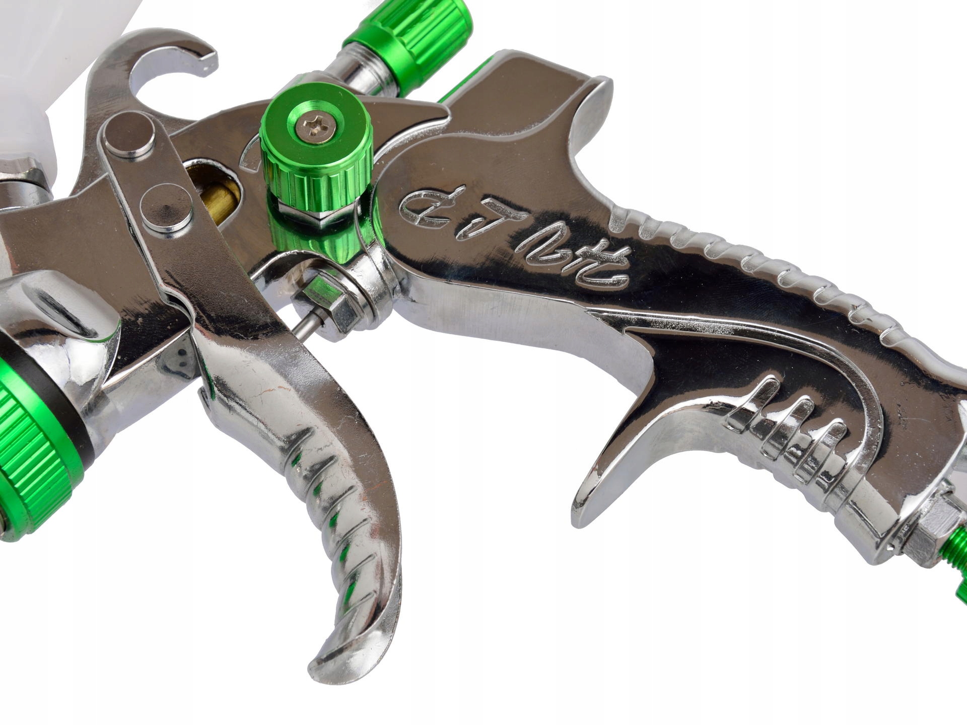 GEKO PROFESJONALNY PISTOLET LAKIERNICZY DRAGON HVLP RED WITH PLATED G01180