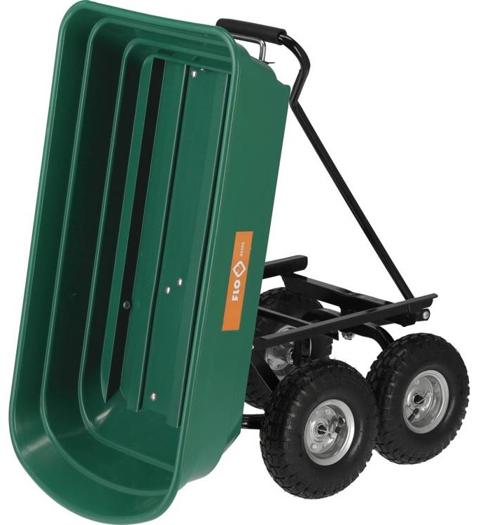 FLO TACZKA WÓZEK OGRODOWY TRANSPORTOWY WYWROTKA O POJEMNOŚCI 75L 90205
