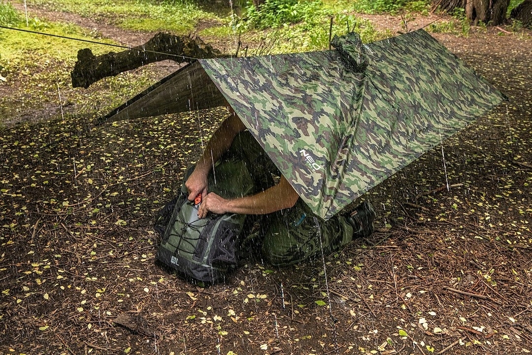 NEO PELERYNA PŁASZCZ PRZECIWDESZCZOWY Poncho TARP MORO 3w1 63-132 NARZUTA