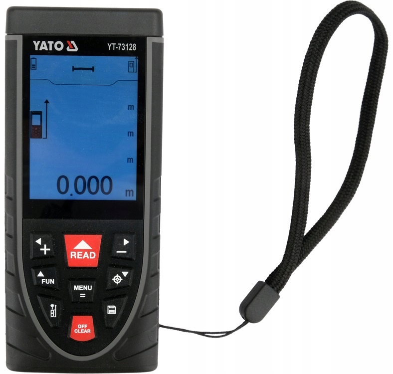 DALMIERZ LASEROWY CYFROWY MIERNIK ODLEGŁOŚCI PODGLĄD VIDEO 120m YT-73128