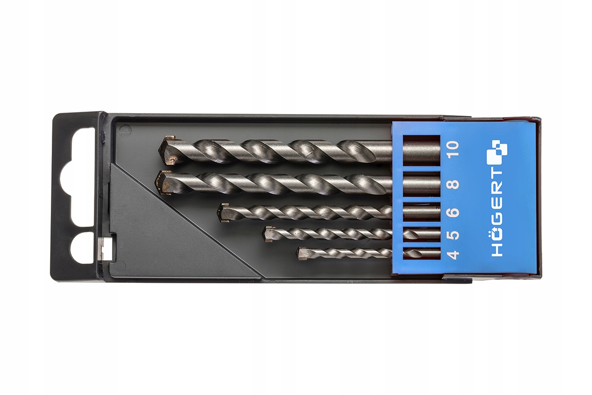 ZESTAW WIERTEŁ DO BETONU 5 SZT. HOEGERT TECHNIK