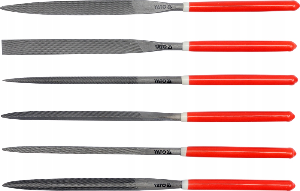 YATO PILNIKI ZESTAW KOMPLET PILNIKÓW IGLAKÓW IGLAKI 6SZTUK 180x85mm YT-6162