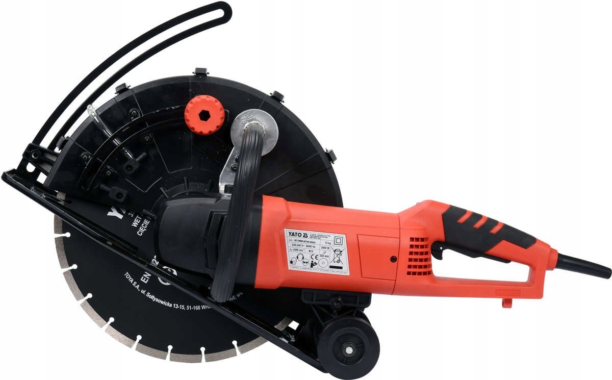 YATO PRZECINARKA PIŁA TARCZOWA ELEKTRYCZNA DO BETONU 350MM 2600W YT-82158