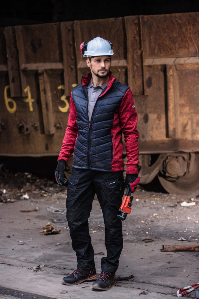 LAHTI PRO SPODNIE ROBOCZE BOJÓWKI CZARNE SLIM FIT BHP L4051502 ROZM. M