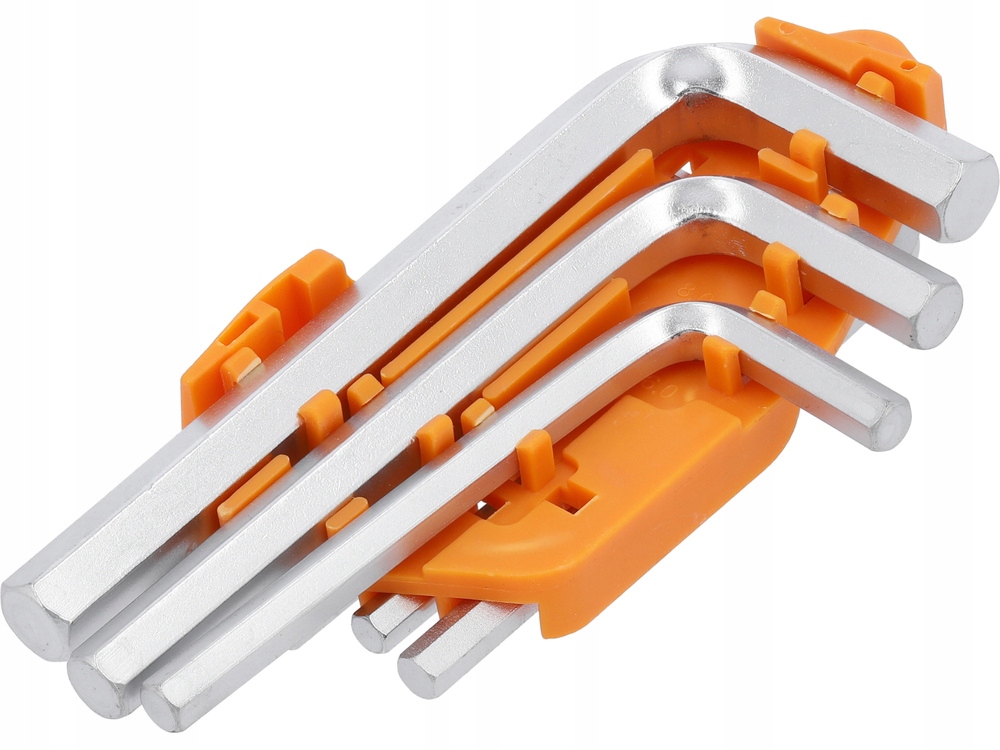 VOREL 56393 KLUCZE SZEŚCIOKĄTNE IMBUSOWE 1,5-10MM, /HEX/ ZESTAW 10 SZT.