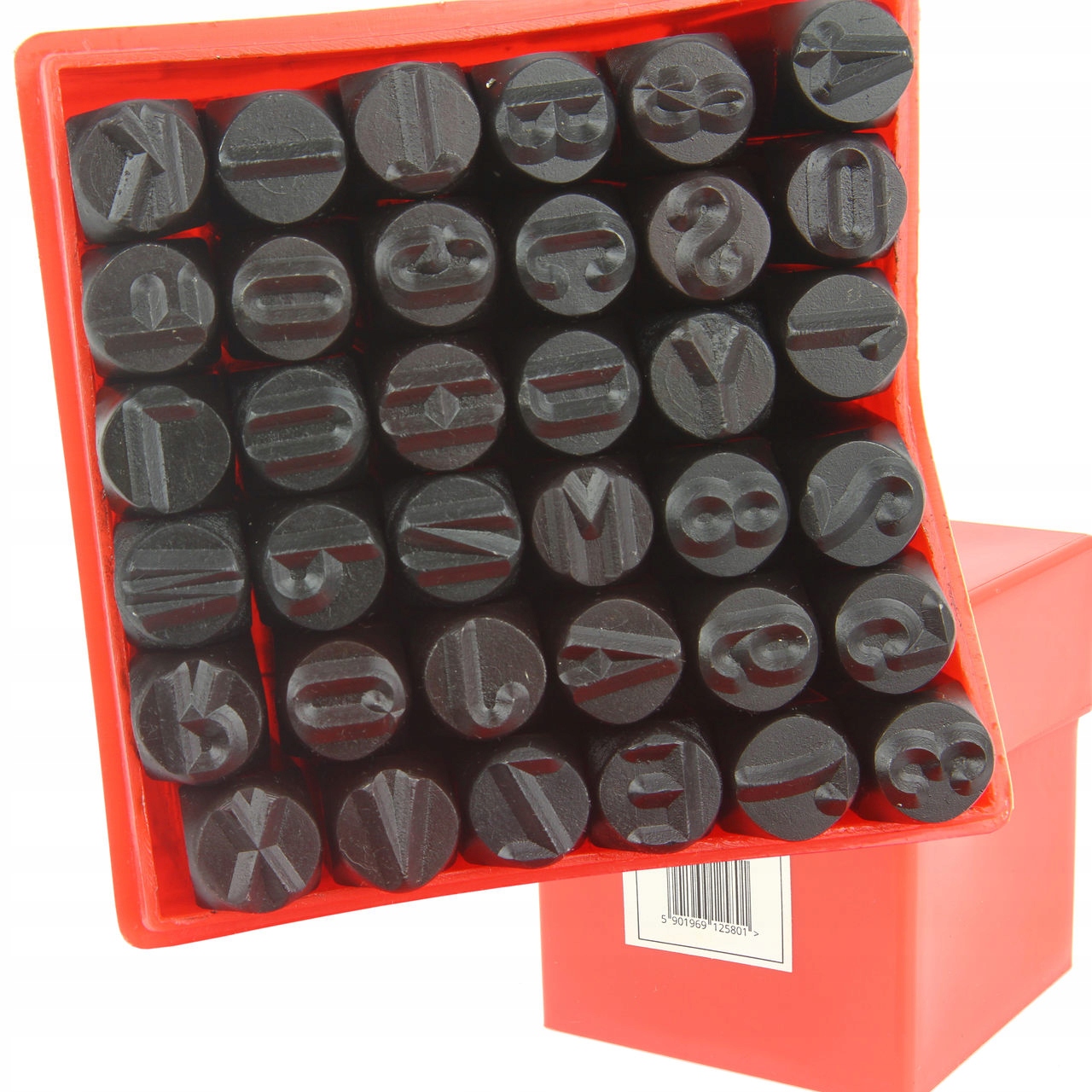 MAR-POL KOMPLET ZESTAW ZNACZNIKÓW NUMERATORÓW 36 ELEMENTÓW- 8MM M57487