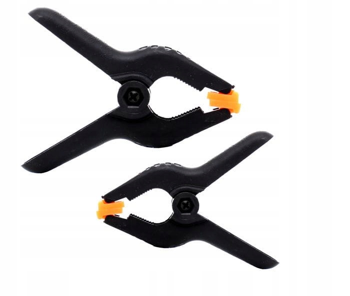 ZESTAW ŚCISKÓW SPRĘŻYNOWYCH STOLARSKICH MODELARSKICH 2/3 22ELEMENTY KD10186