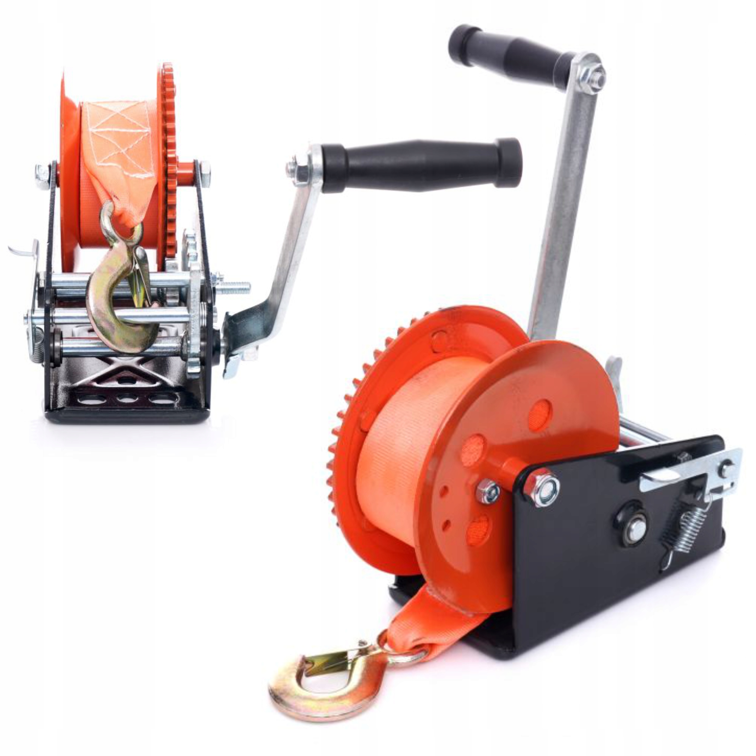 KRAFT&DELE WCIĄGARKA WYCIĄGARKA KORBOWA PASOWA 3500Ibs 1588kg 10m STABILNA