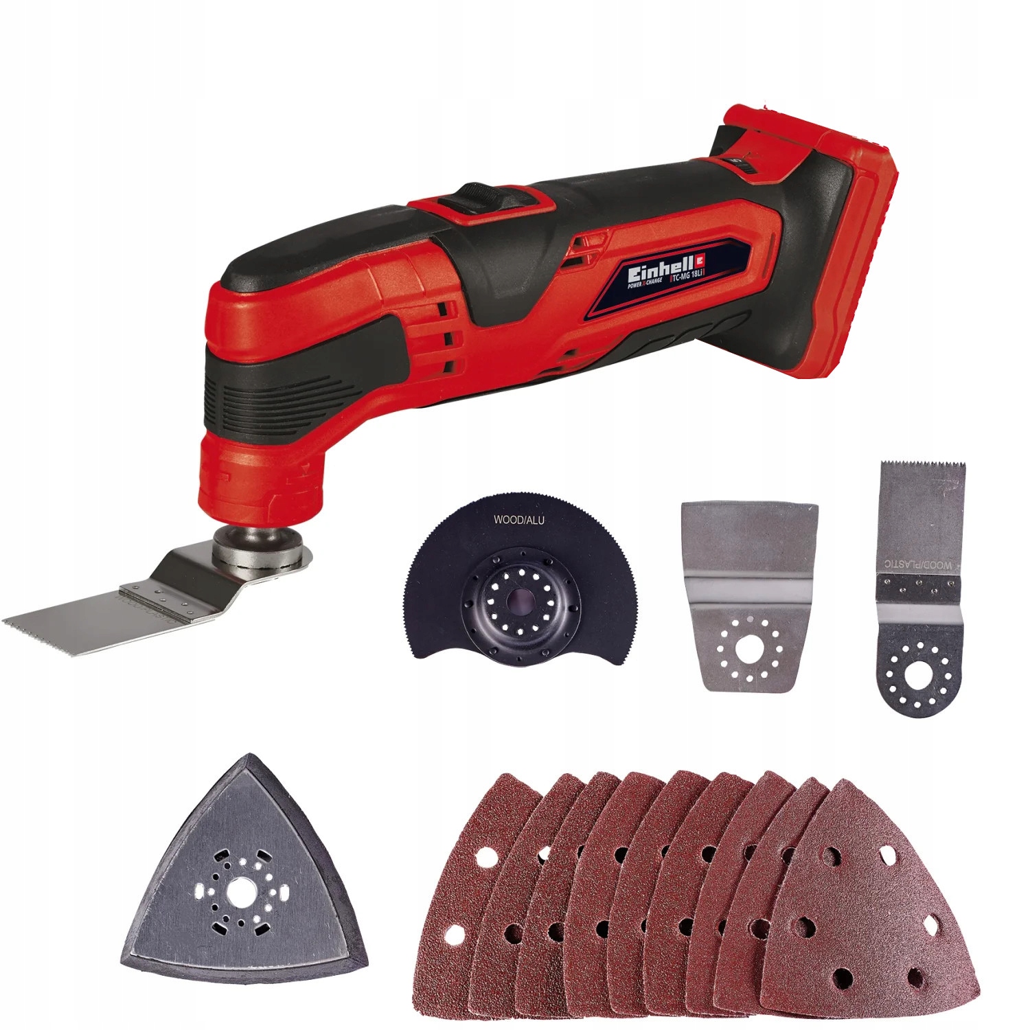 EINHELL AKUMULATOROWE NARZĘDZIE WIELOFUNKCYJNE TC-MG 18 Li Solo 18V +AKC