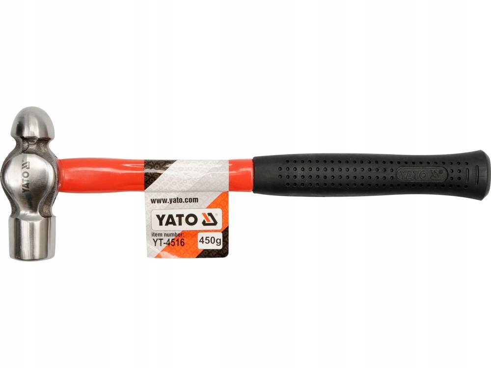 YATO MŁOTEK STAL BLACHARSKI TRZONEK Z WŁÓKNA SZKLANEGO 450g 0,45kg YT-4516