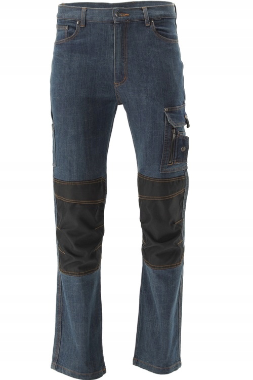 YATO SPODNIE ROBOCZE DO PASA MĘSKIE BHP BOJÓWKI STRETCH JEANS MARA R. XL