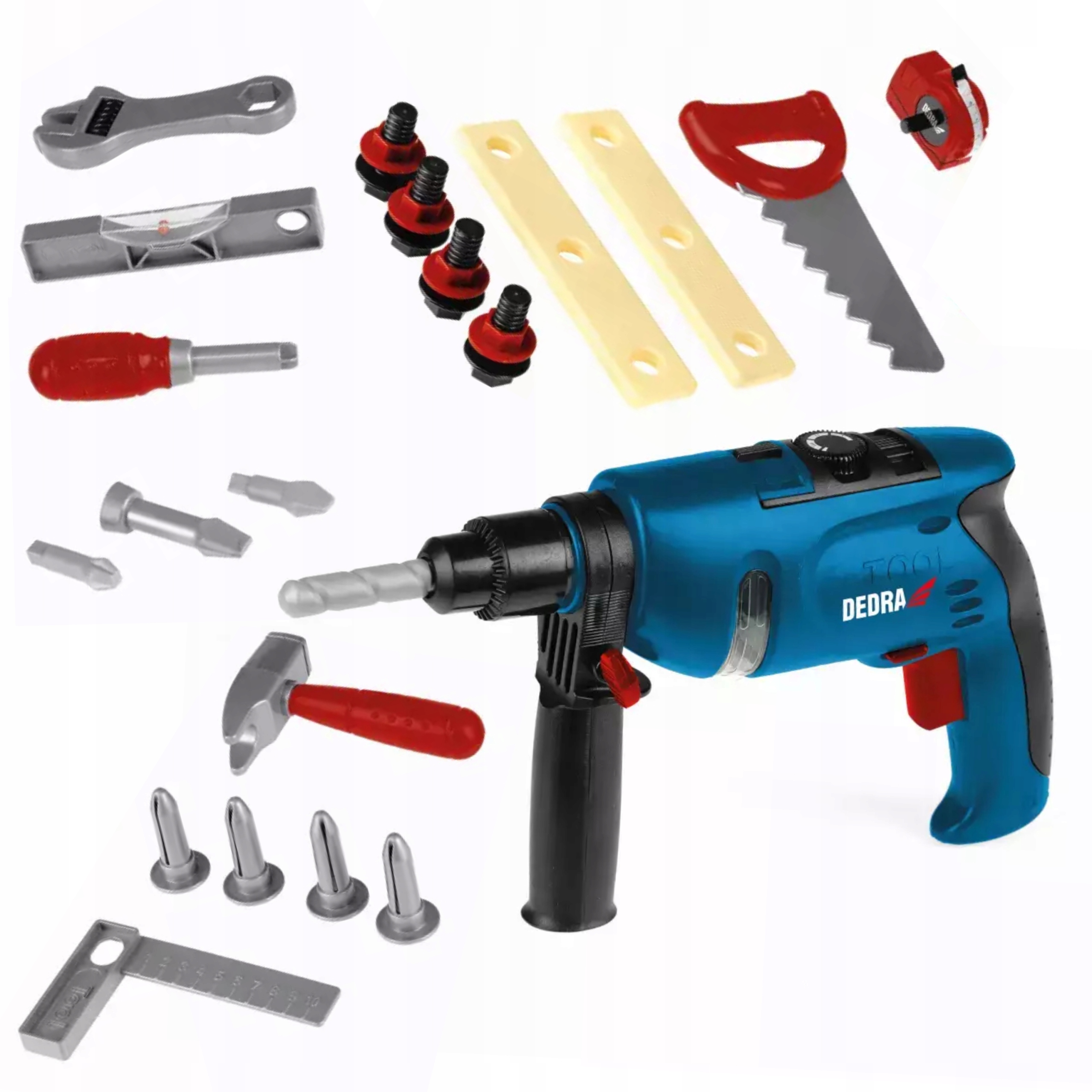 ZABAWKA ZESTAW WIERTARKA DUŻY ZESTAW DEDRA M315.004