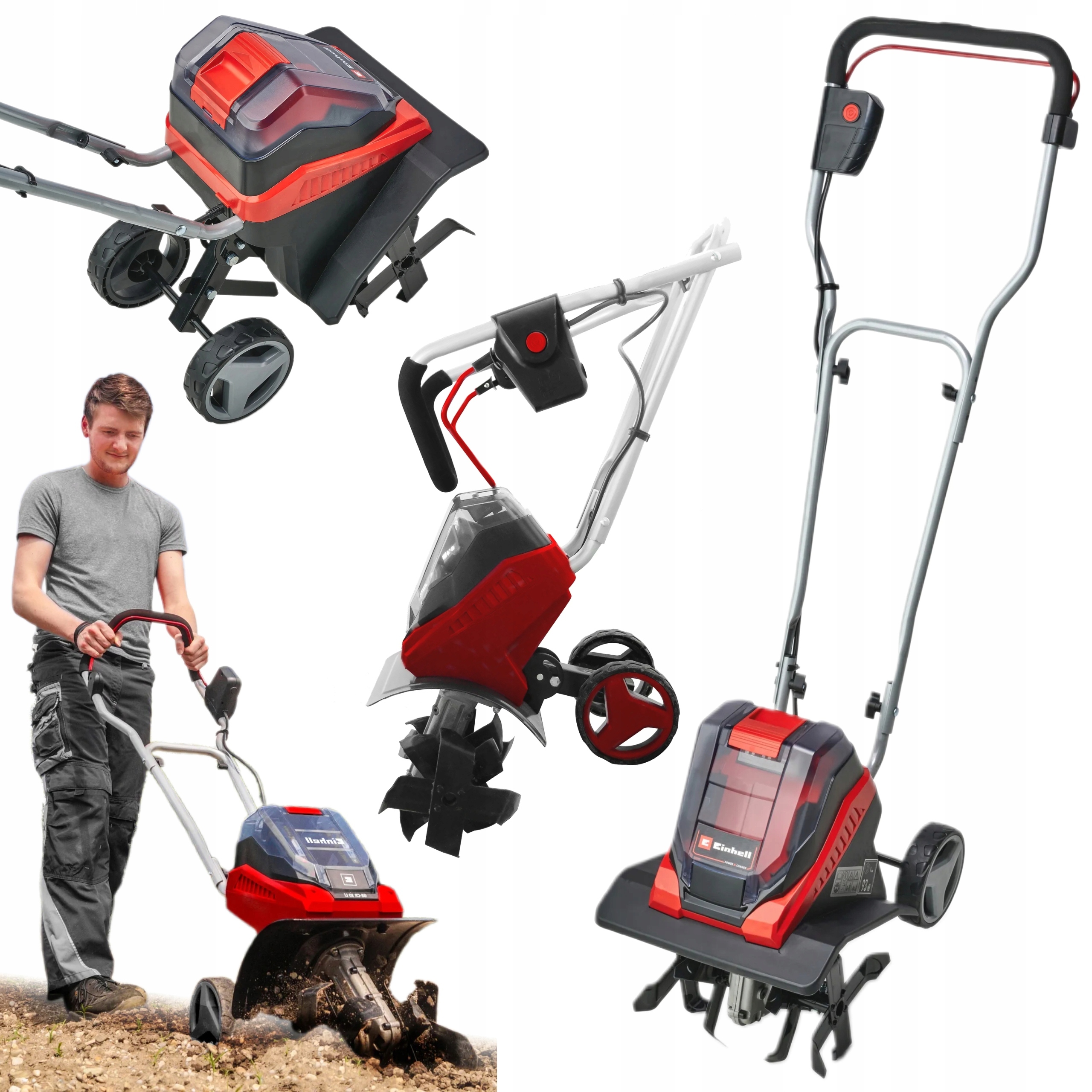 EINHELL GLEBOGRYZARKA AKUMULATOROWA KULTYWATOR 2x18V 30cm GE-CR 30 Li-Solo