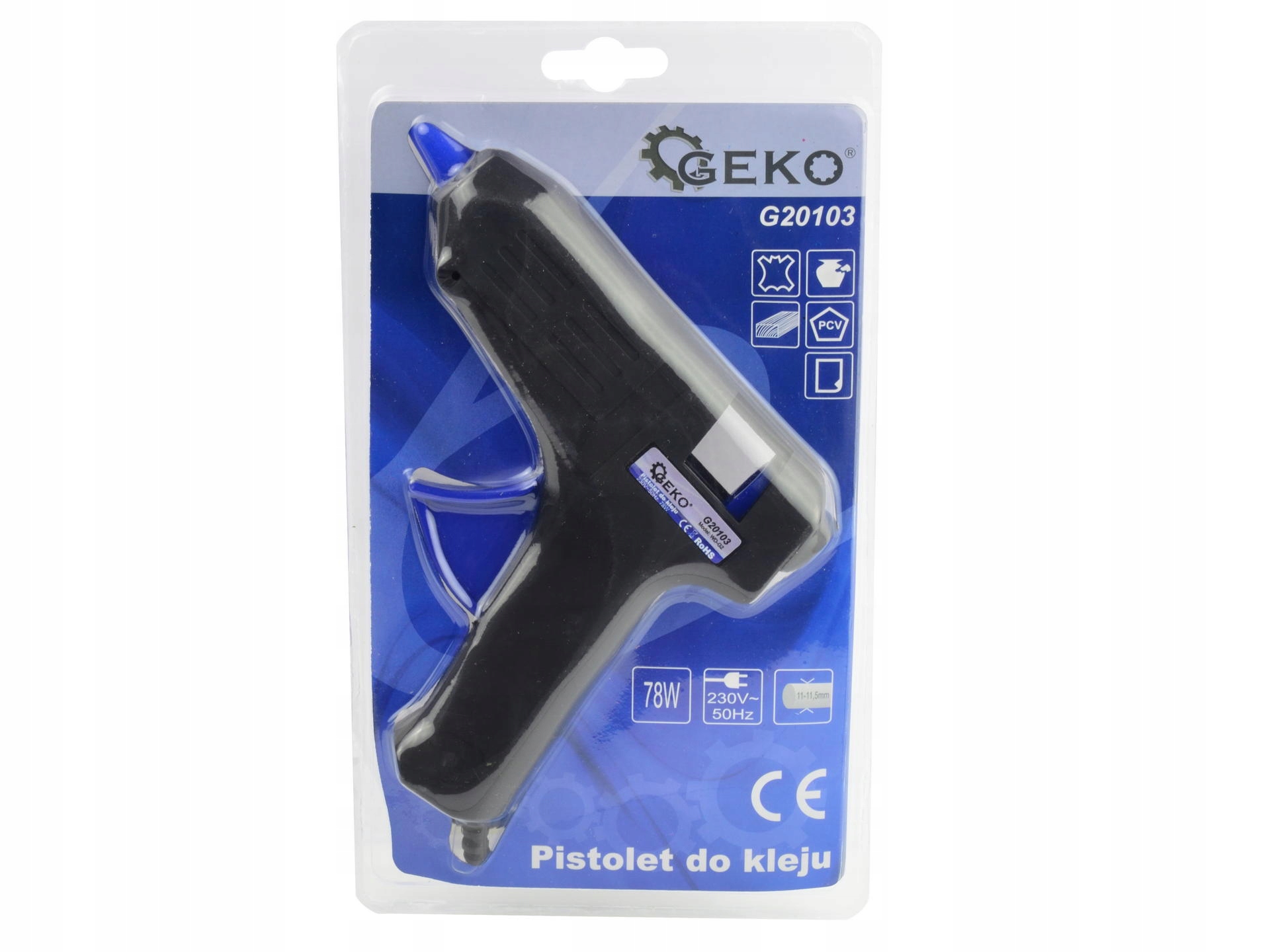 GEKO PISTOLET KLEJOWY KLEJARKA DO KLEJU NA GORĄCO