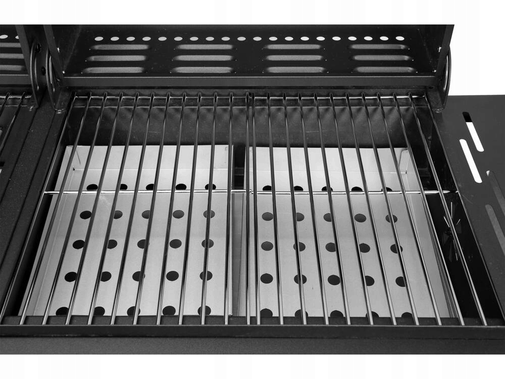 LUND GRILL OGRODOWY WĘGLOWO-GAZOWY 2+1 PODWÓJNY RUSZT STALOWY 8,4KW 99649