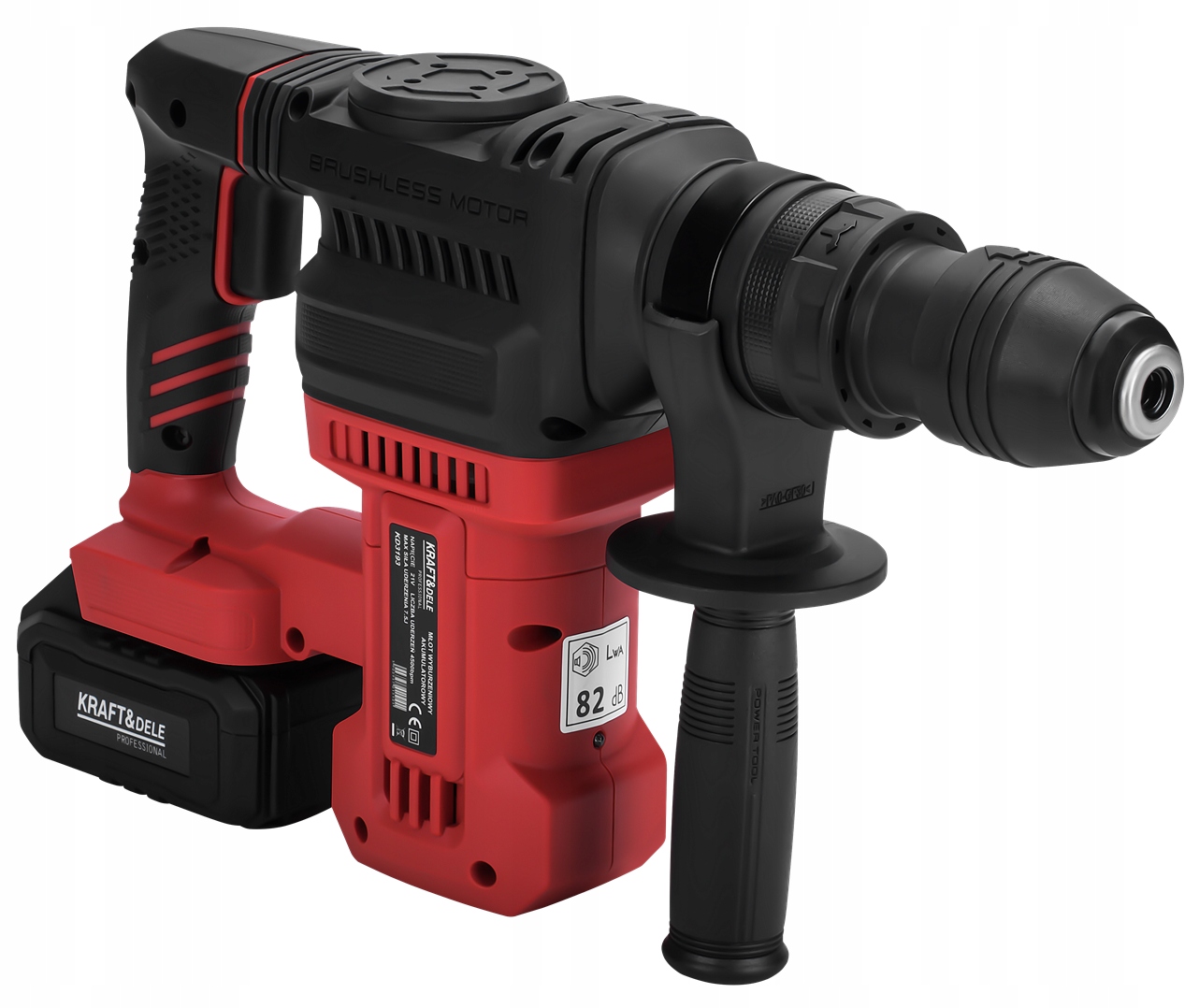 MŁOT UDAROWY AKUMULATOROWY 21V 7,5J BEZSZCZOTKOWY 2X AKUMULATORY 4AH KD3193