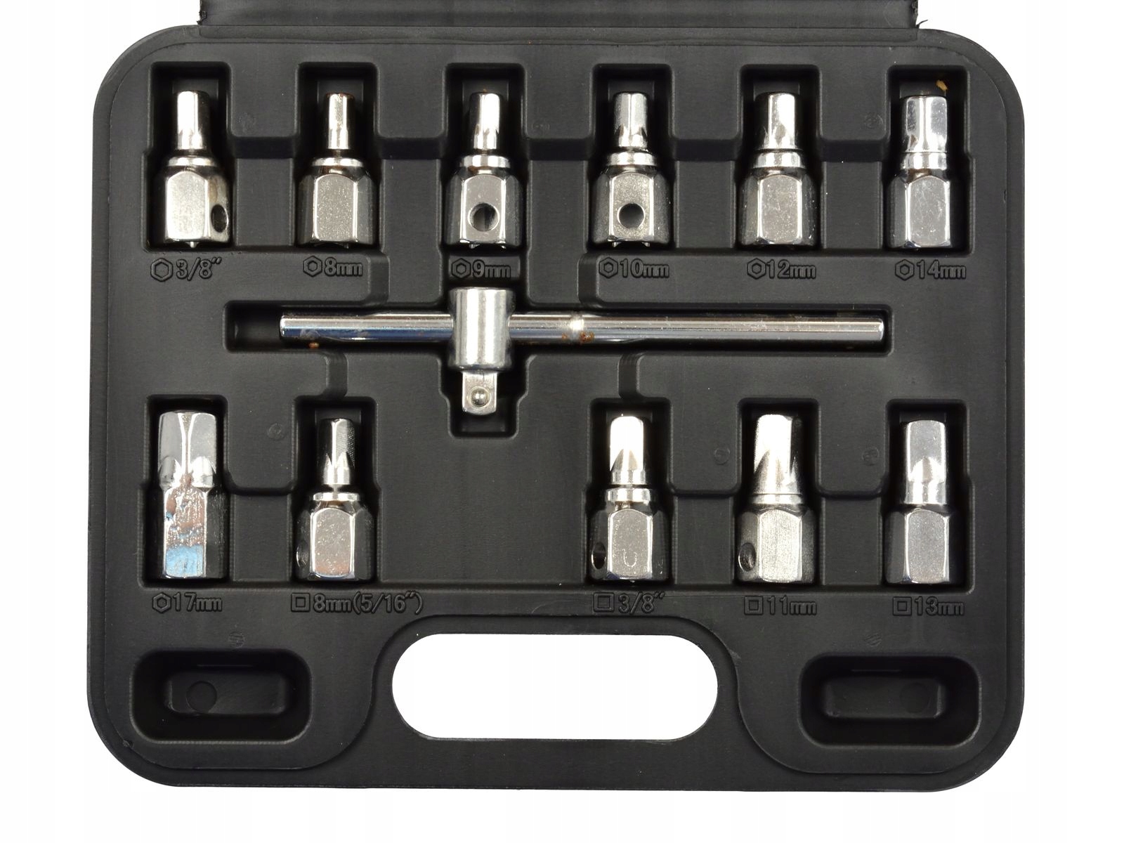 ZESTAW KLUCZY DO KORKÓW OLEJOWYCH 12SZT NASADKI