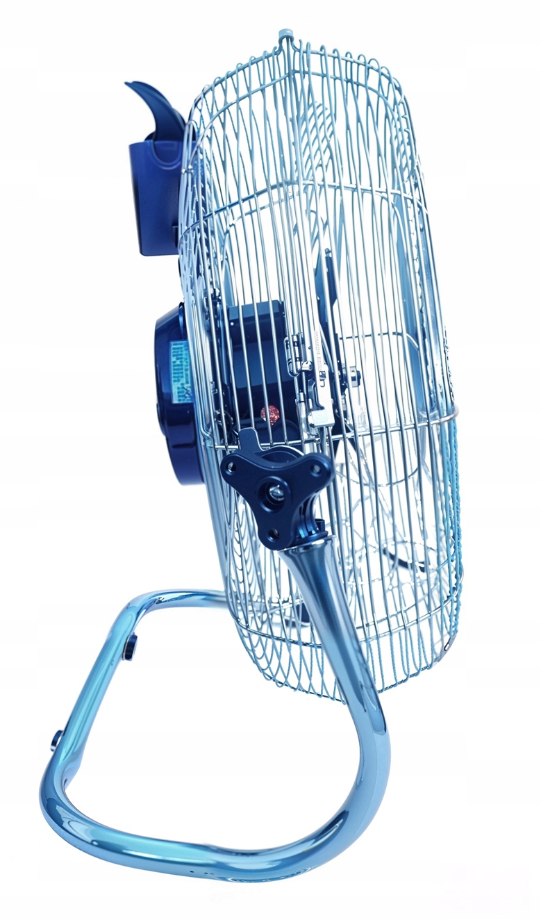 CYLKULATOR POWIETRZA WENTYLATOR PODŁOGOWY INOX200W MOCNY POKOJOWY 45cm 9118
