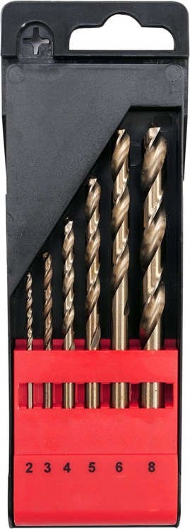 ZESTAW WIERTEŁ kobaltowych do metalu 2-8mm YATO