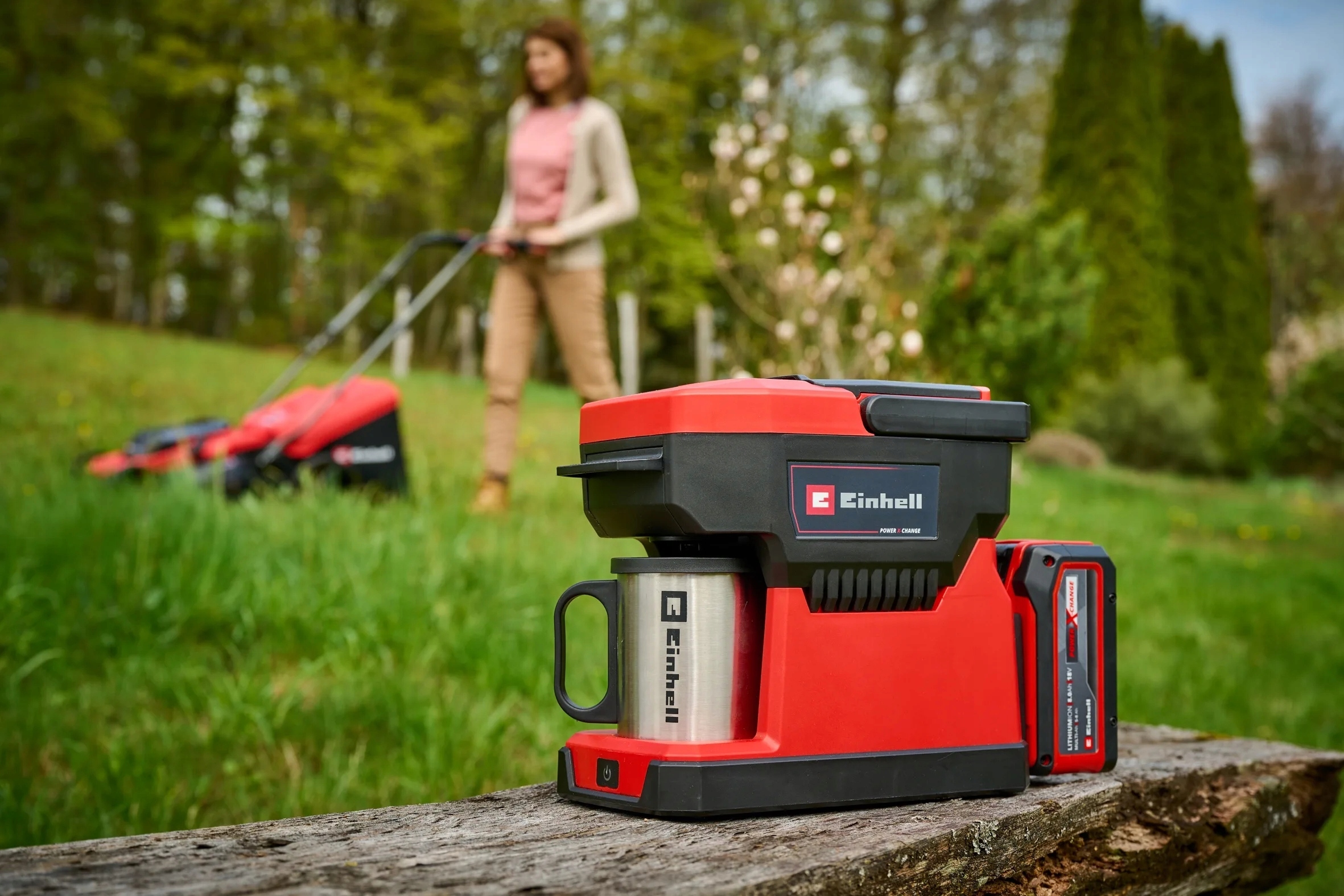 EINHELL EKSPRES DO KAWY 2w1 AKUMULATOROWY 18V +KUBEK TE-CF 18 Li-Solo