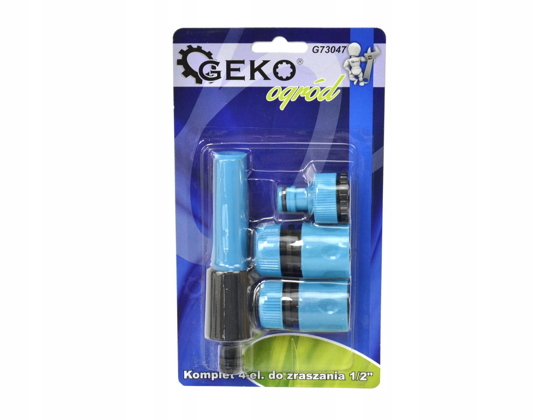 GEKO PISTOLET ZRASZACZ OGRODOWY DO WĘŻA OGRODOWEGO 1/2 DO WODY G73047