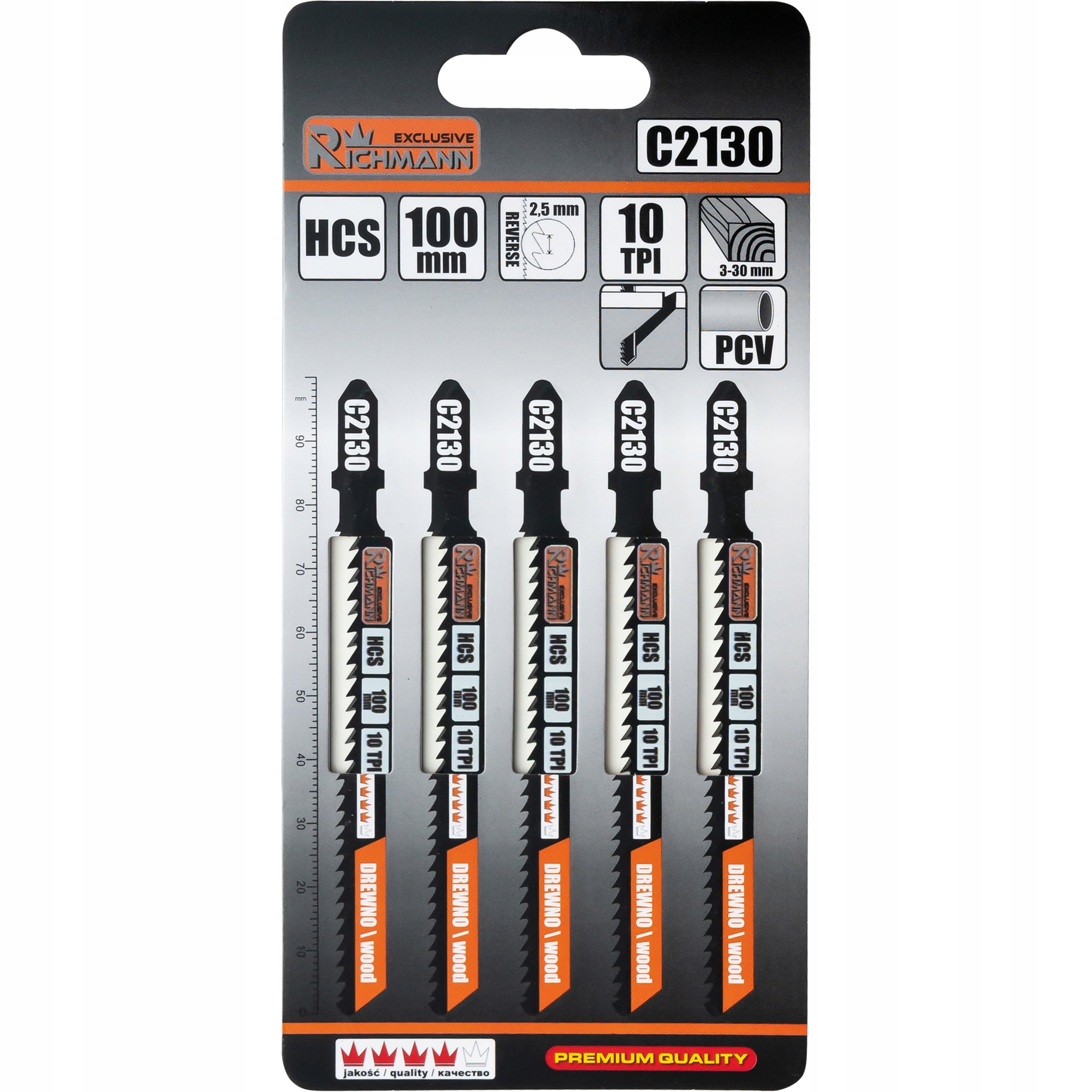 C2130 BRZESZCZOT WYRZ DREWNO T HCS 100MM 10TPI CIĘCIE ODWR ZĄB T101BR 5