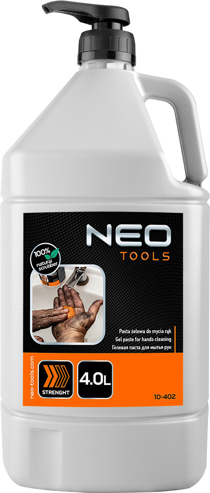 NEO ŻELOWA POMARAŃCZOWA PASTA DO MYCIA RĄK Pompka