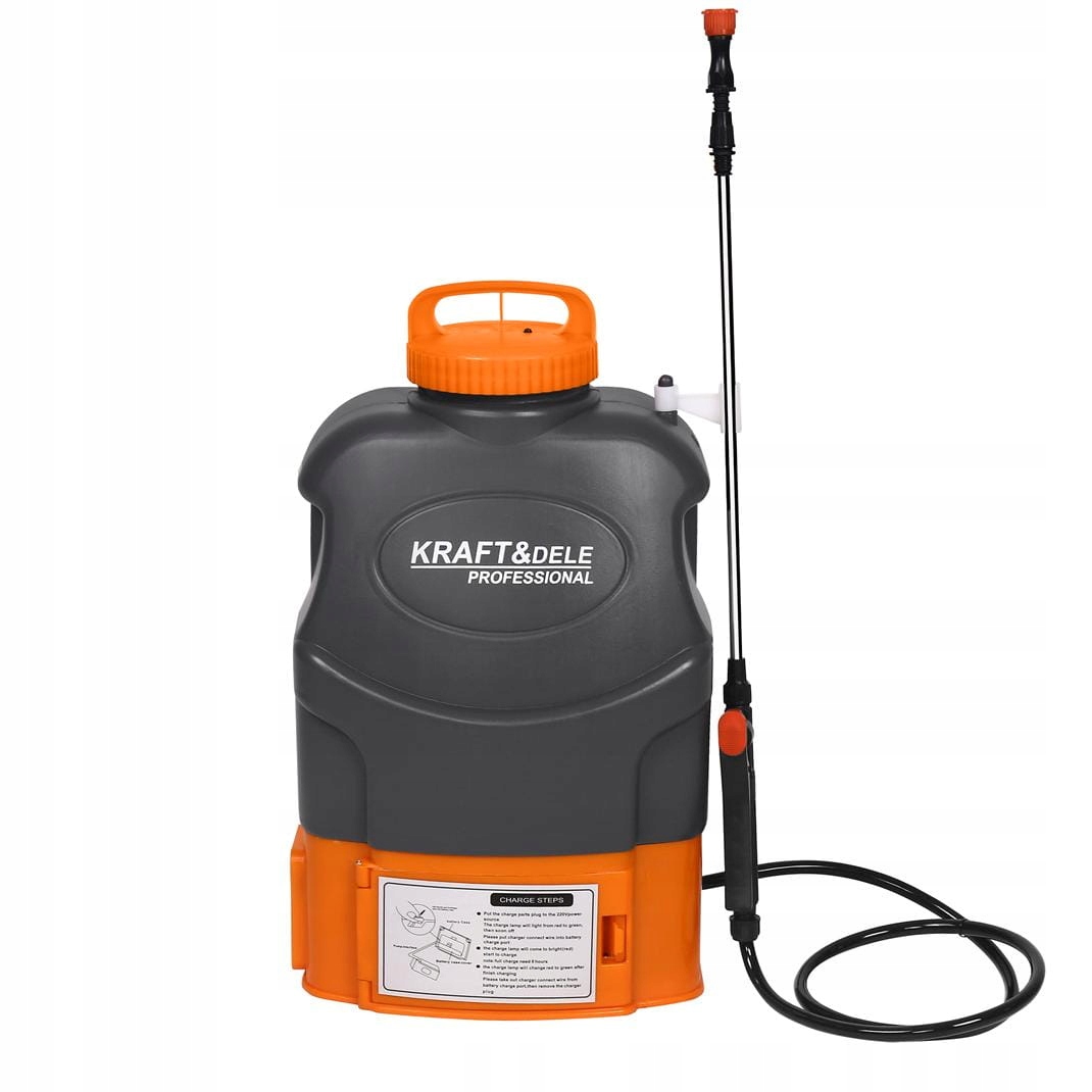 OPRYSKIWACZ AKUMULATOROWY 16L 12V 8Ah + LANCA ZESTAW XXL PLECAKOWY KD2030