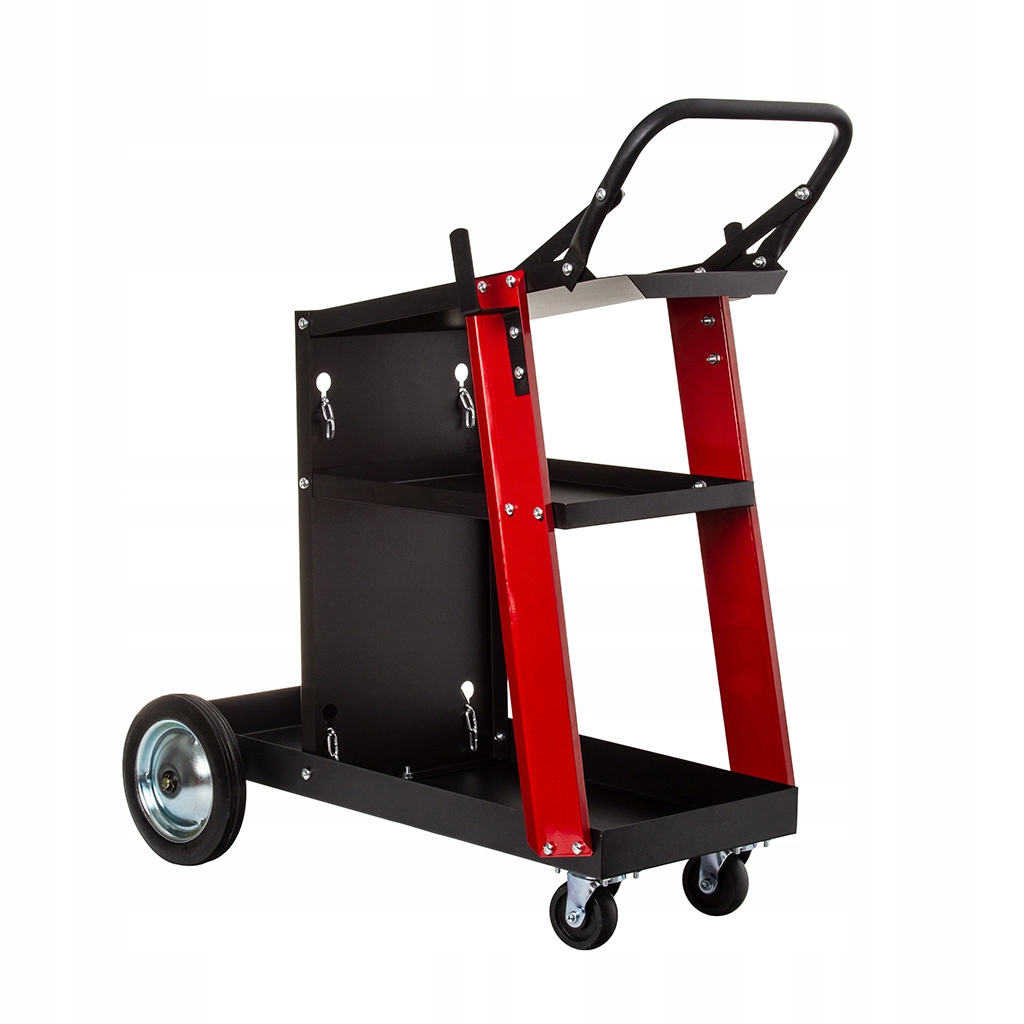 WÓZEK SPAWALNICZY 3 PÓŁKI DO 60KG Z PÓŁKĄ NA BUTLE MAR-POL M66610R