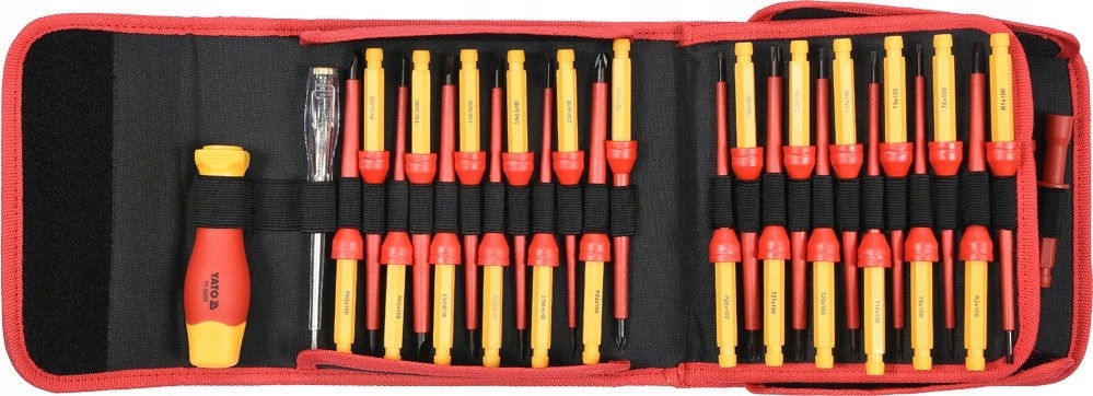 YATO Zestaw wkrętaków izolowany + końcówki 50cz