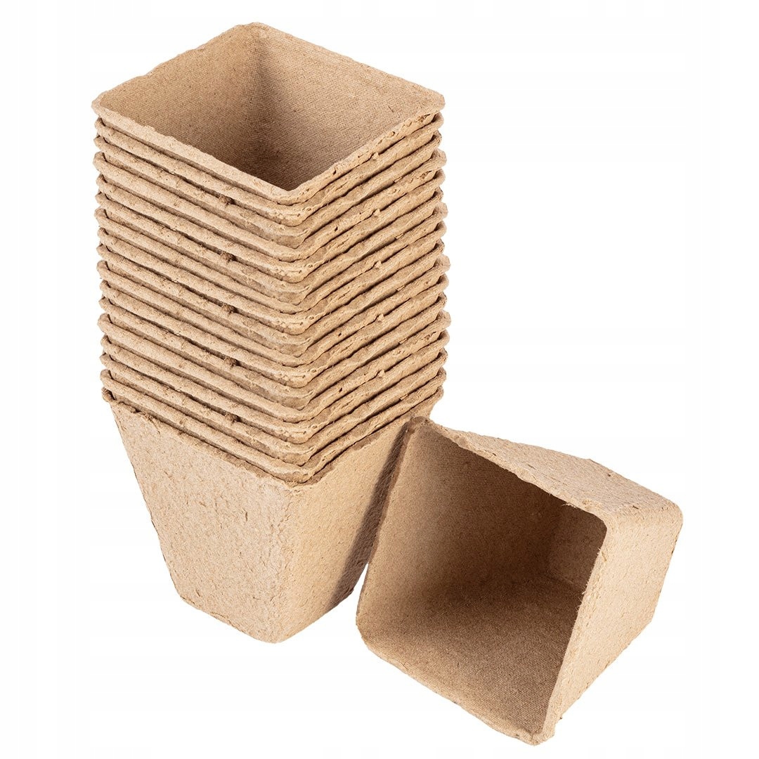 VERTO ROZSADNIKI TORFOWE DONICZKI DO ROZSADU BIODEGRADOWALNE 18SZTUK 15G464