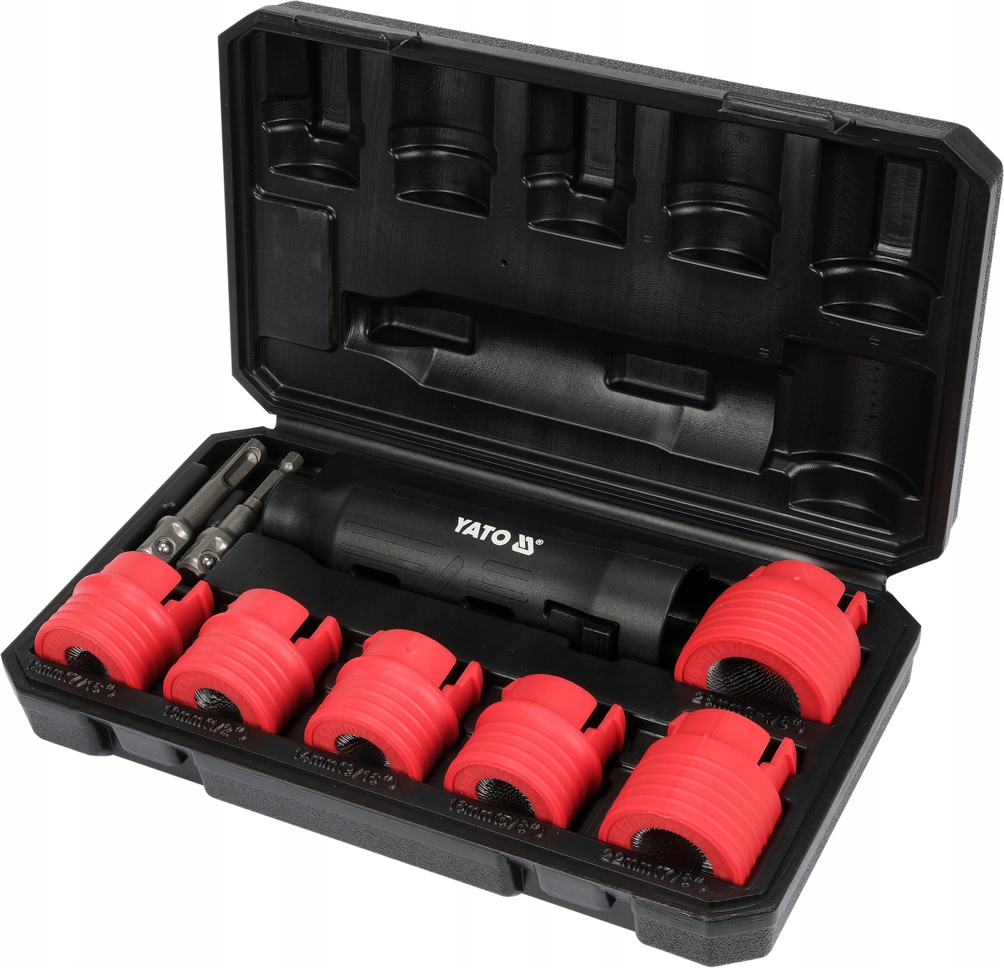 YATO ZESTAW SZCZOTEK DO CZYSZCZENIA ŚRUB I SZPILEK 9EL. KOMPLET 9 SZTUK