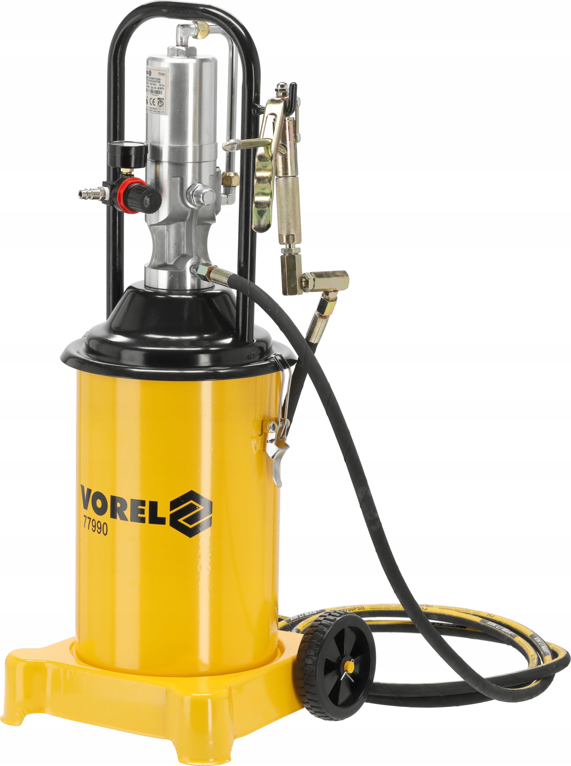 VOREL SMAROWNICA TAWOTNICA TOWOTNICA PNEUMATYCZNA 12L 8BAR + WĄŻ 4M 77990