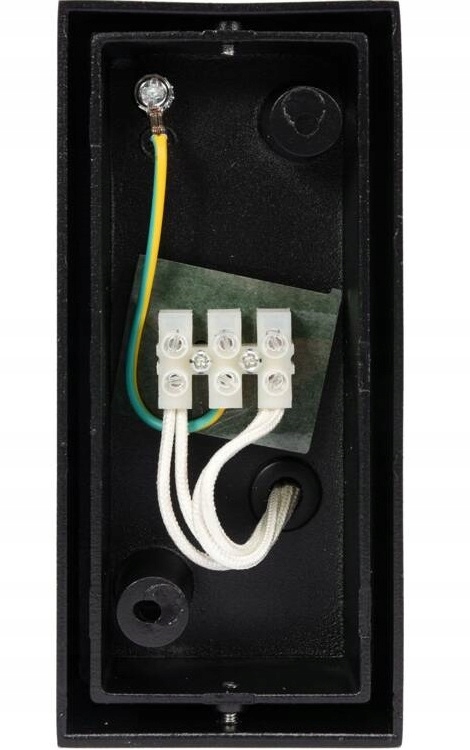 YATO LAMPA ŚCIENNA ZEWNĘTRZNA CZARNA ALUMINIOWA 2XGU10 KWADRATOWA YT-81903