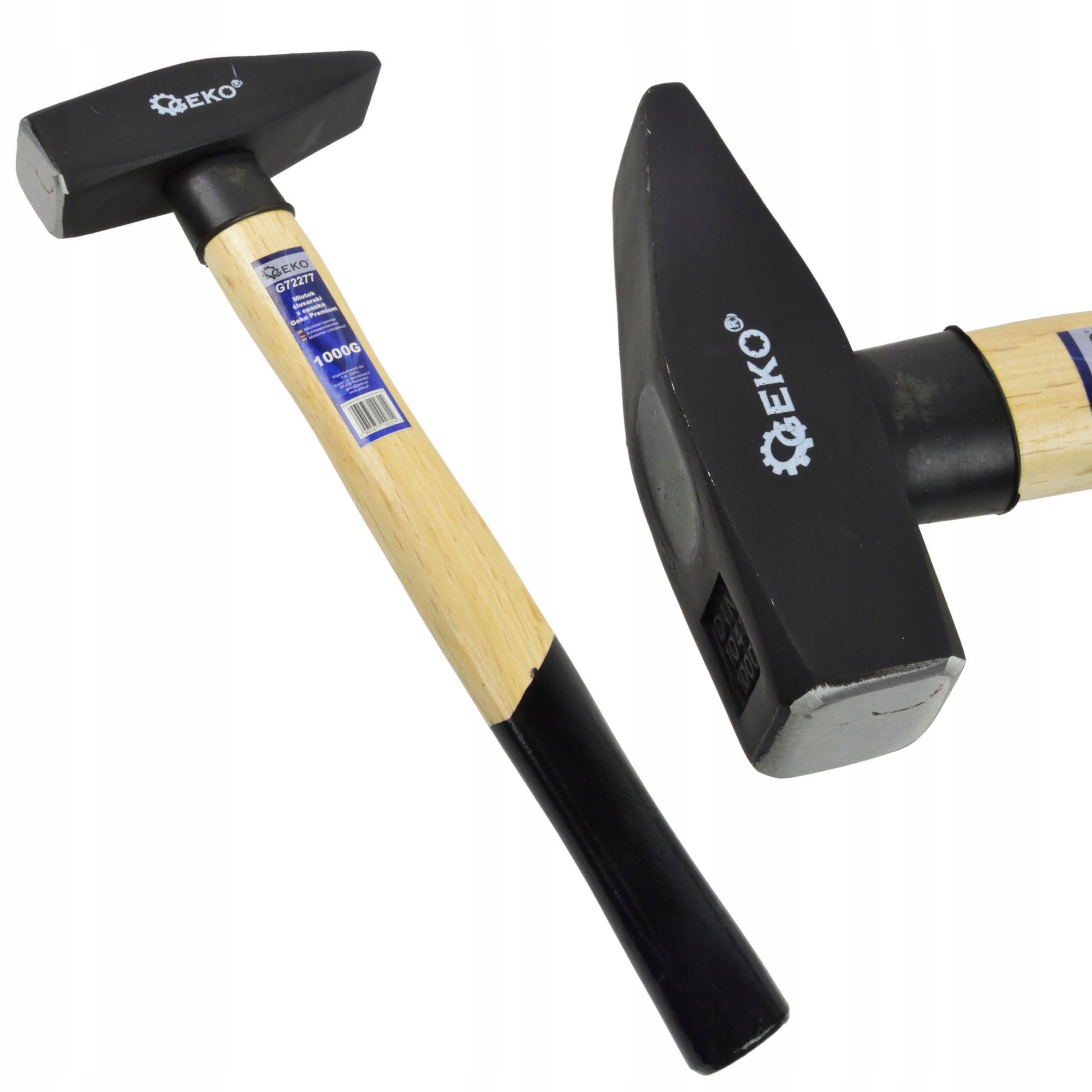 GEKO MŁOTEK ŚLUSARSKI 1000G DREWNIANY TRZON TRZONEK PREMIUM G72277