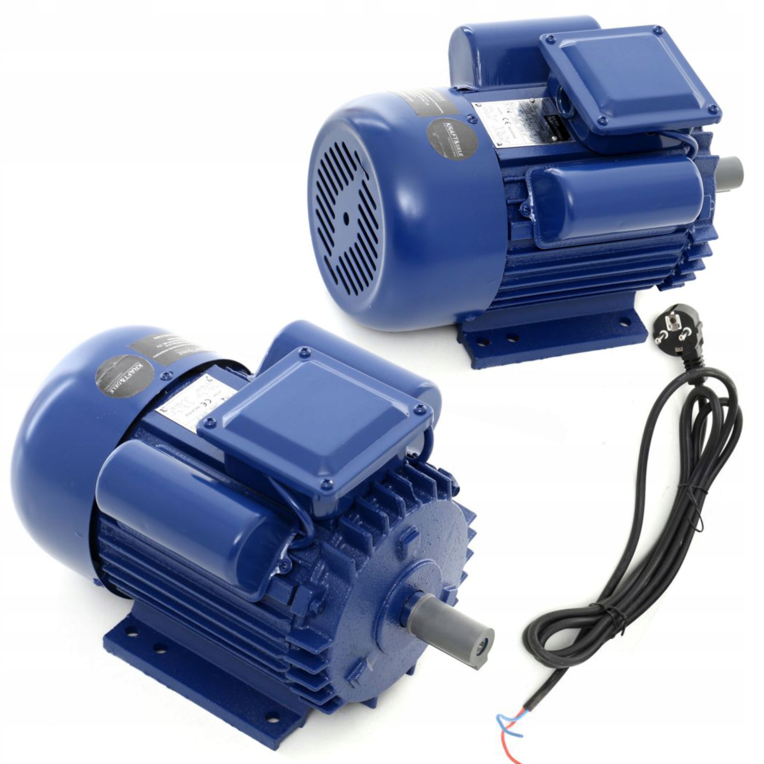 SILNIK ELEKTRYCZNY 3KW JEDNOFAZOWY 1430rpm 220V KD1803 24mm WAŁEK SOLIDNY